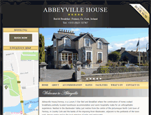 Tablet Screenshot of abbeyvillehouse.com